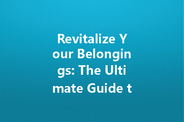 Revitalize Your Belongings: The Ultimate Guide to Universal Foam Cleaners and Specialized Cleaning Agents