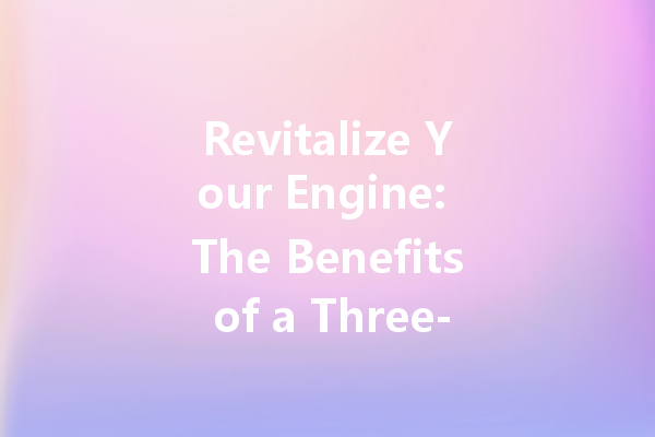Revitalize Your Engine: The Benefits of a Three-Way Catalytic Cleaner for Your Fuel Tank