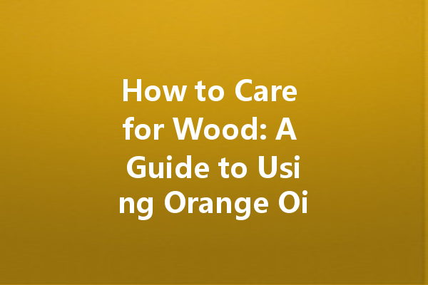 How to Care for Wood: A Guide to Using Orange Oil Wax and Beeswax Orange Oil Wood is a popular and timeless material used in furniture and other household items. To keep your wood items looking their best, proper care and maintenance are essential. In this article, we will explore the benefits of using orange oil wax and beeswax orange oil to care for wood. These natural products not only nourish and protect the wood, but also provide a pleasant scent. Whether you have wooden furniture, floors, or accessories, read on to learn how to preserve and enhance their beauty.Orange oil wax is a versatile and effective wood care product. It is made by combining orange oil with natural waxes, such as beeswax or carnauba wax. The orange oil not only adds a fresh and citrusy scent, but also helps to clean and rejuvenate the wood. This makes orange oil wax an excellent choice for removing dirt, grime, and old wax buildup from wood surfaces.One of the advantages of using orange oil wax is that it can be used on a variety of wood types. Whether you have oak, walnut, or any other type of wood, this product will help nourish and protect it. Simply apply a small amount of the wax onto a clean cloth and rub it onto the wood in a circular motion. Then, buff the wood with a clean, dry cloth to achieve a beautiful shine.Beeswax orange oil is another popular option for wood care. Beeswax is known for its versatility and protective properties. When combined with orange oil, it creates a nourishing and long-lasting finish for wood. This combination not only enhances the natural beauty of the wood, but also creates a protective barrier against moisture and other damaging elements.To use beeswax orange oil, start by cleaning the wood surface to remove any dirt or debris. Then, apply a thin layer of the wax using a clean cloth or sponge. Allow the wax to penetrate the wood for a few minutes, and then buff it with a soft cloth. This will help distribute the wax evenly and create a smooth and glossy finish.When caring for wood, it's important to remember a few key tips. First, always test any new product on a small, inconspicuous area of the wood to ensure compatibility. Second, avoid using excessive amounts of wax, as this can lead to a buildup that may dull the wood's appearance. Finally, regularly dust and clean your wood items to prevent dirt and grime from accumulating.In conclusion, caring for wood is essential to maintain its beauty and durability. Using orange oil wax and beeswax orange oil is a natural and effective way to nourish and protect wood. These products not only clean and rejuvenate the wood, but also provide a pleasant scent. Whether you have furniture, floors, or other wood items, incorporating these wood care products into your routine will help prolong their lifespan and keep them looking their best.