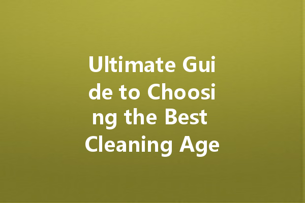 Ultimate Guide to Choosing the Best Cleaning Agents: From Toilet to Engine and Everything In Between