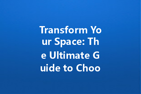 Transform Your Space: The Ultimate Guide to Choosing the Right Cleaning Agents for Every Need
