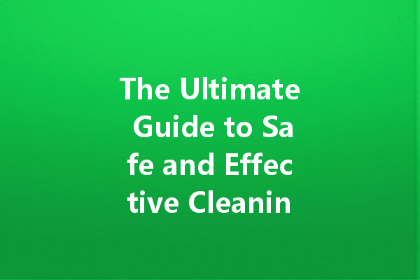 The Ultimate Guide to Safe and Effective Cleaning Agents: From Elevator Cleaners to Foam Solutions