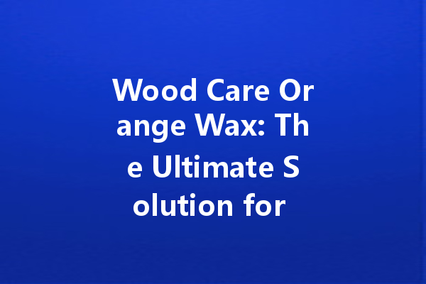 Wood Care Orange Wax: The Ultimate Solution for Protecting and Beautifying Your Wood Furniture
Wood furniture is a timeless addition to any home, exuding warmth and sophistication. To ensure its longevity and allure, proper care and maintenance are essential. One outstanding product that stands out in the market is the Wood Care Orange Wax.
This versatile wax is specially formulated to clean, nourish, and protect your wood furniture. Its unique orange oil-infused formula not only cleans and shines but also helps to preserve the natural beauty of the wood, enhancing its color and grain.
Key Features of Wood Care Orange Wax:
1. Cleaning Power: The Wood Care Orange Wax effectively removes dust, dirt, and grime from your wood furniture, leaving it clean and polished.
2. Nourishing Properties: Enriched with orange oil, this wax deeply nourishes the wood, preventing it from drying out and developing cracks or splits.
3. Protective Barrier: By forming a protective barrier on the surface of the wood, the Orange Wax shields it from environmental factors such as moisture, heat, and sunlight, prolonging its lifespan.
4. Enhanced Shine: The wax imparts a lustrous finish to your furniture, giving it a renewed shine and brilliance.
5. Easy Application: With a user-friendly application process, the Wood Care Orange Wax can be effortlessly applied to your furniture, making it convenient for regular use.
6. Versatile Use: Suitable for a wide range of wood surfaces, including furniture, cabinets, doors, and more, this wax is a versatile solution for all your wood care needs.
Whether you have antique heirloom furniture or modern pieces, the Wood Care Orange Wax is a must-have product to maintain and beautify your wood investments. Say goodbye to dull and lackluster furniture – with this exceptional wax, you can revive and protect your wood pieces, keeping them looking their best for years to come.
Invest in the Wood Care Orange Wax today and experience the transformative power of this premium wood care product. Embrace the natural beauty of wood furniture and enjoy the lasting results of proper maintenance with this exceptional wax.