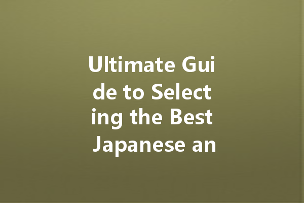 Ultimate Guide to Selecting the Best Japanese and Korean Weak Acid Cleaners