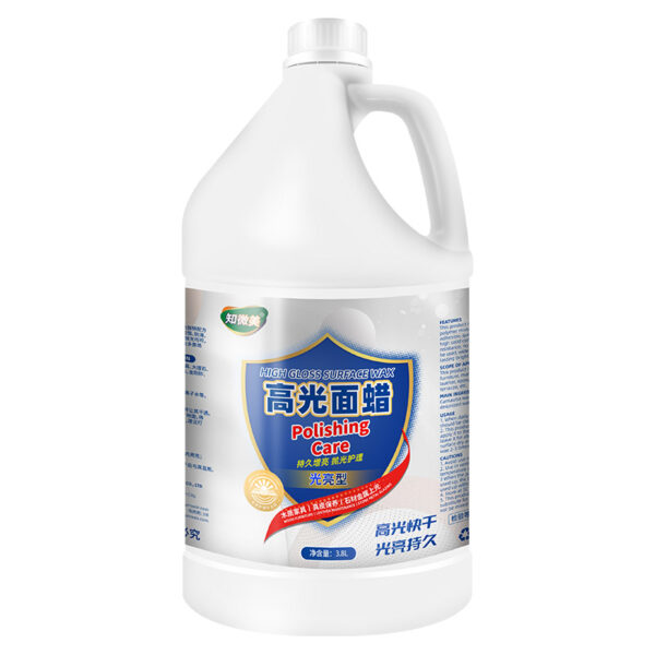 High-gloss surface wax